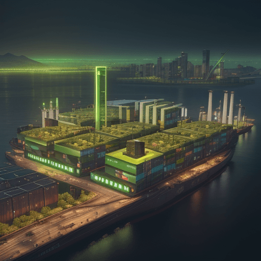 AI generated: a utopian city, drone shot, digital art highly detailed, green digital plants, realistic, glowing fo...