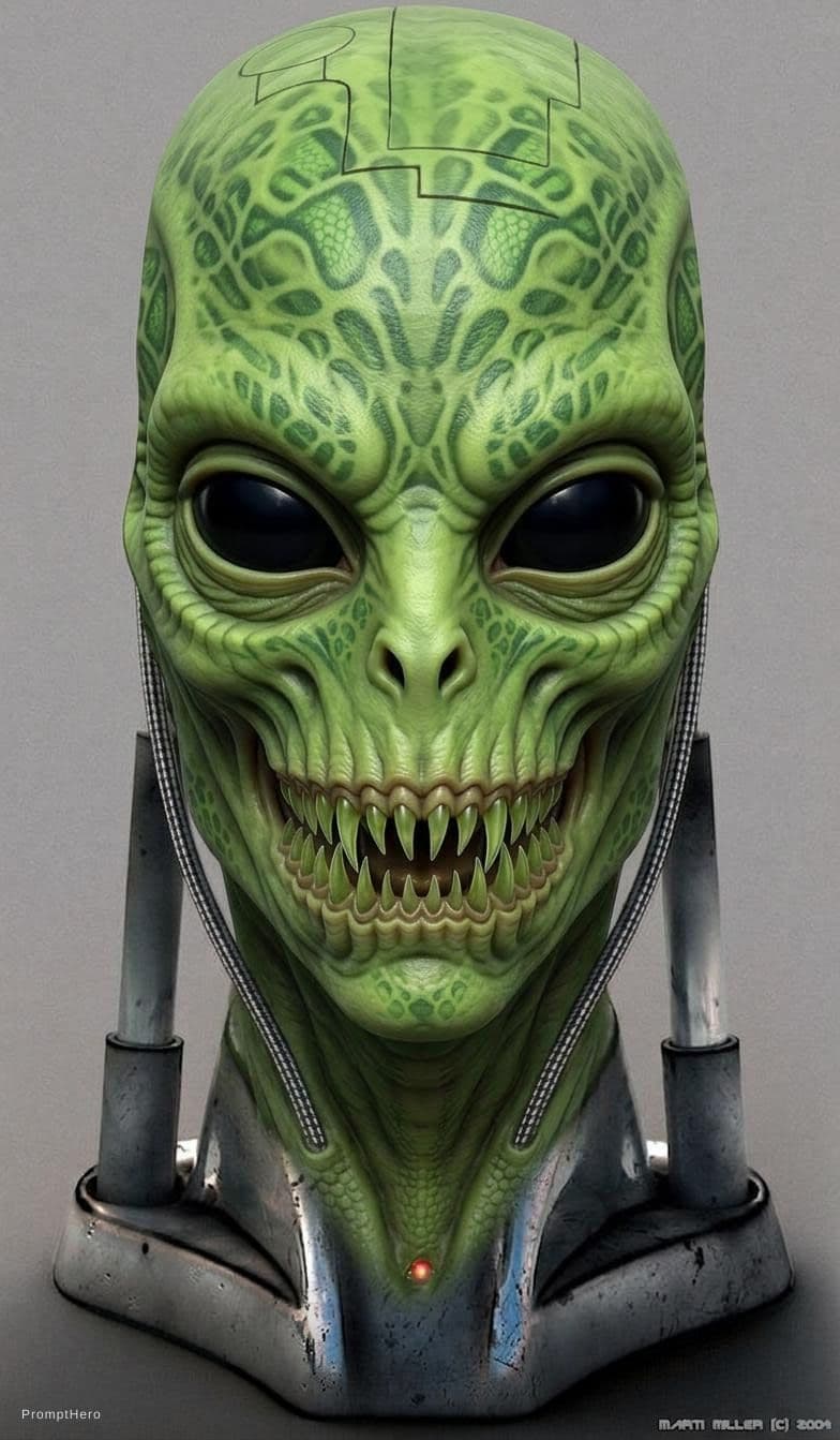 Hero prompt:  greenalien