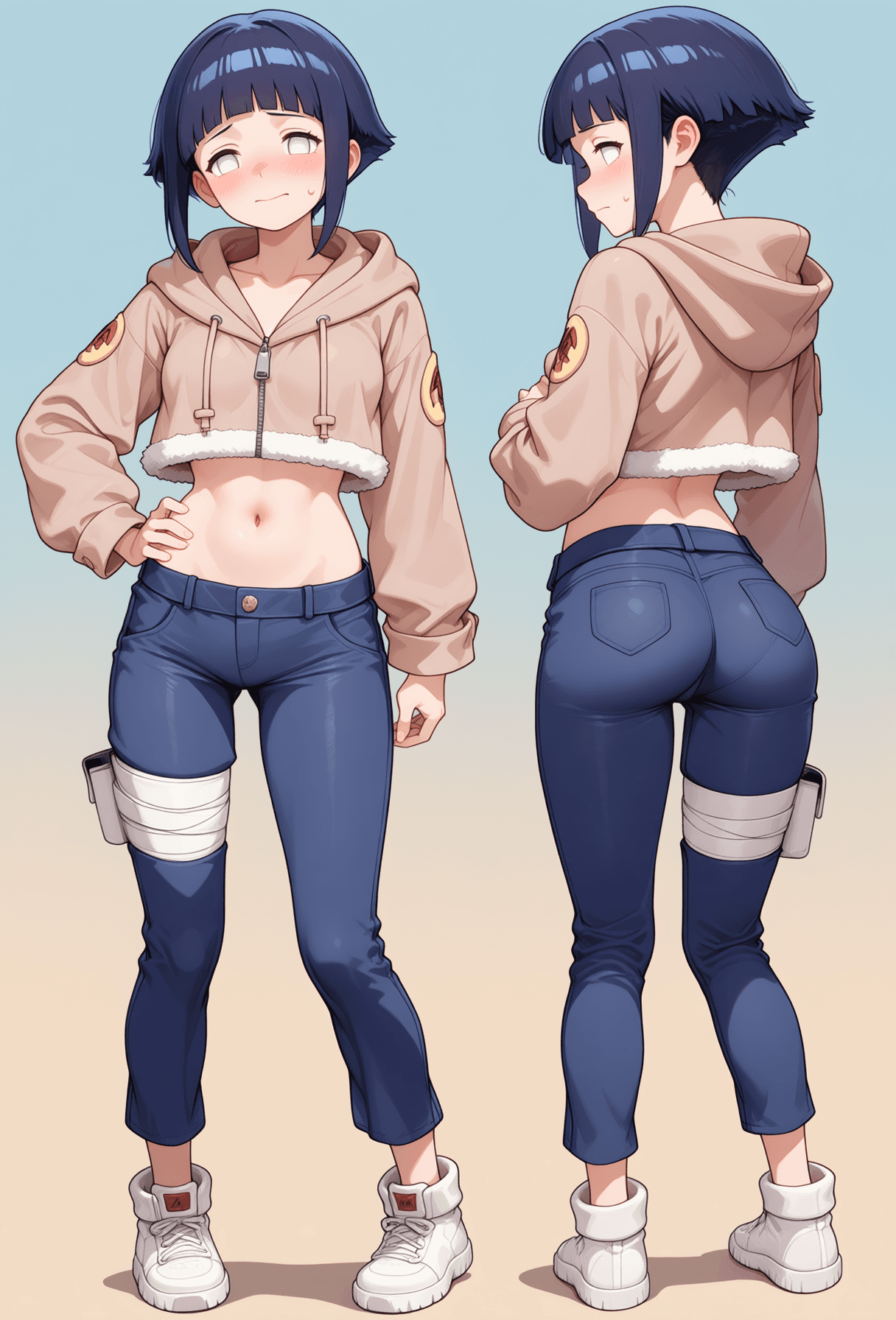 Hinata Hyuga Genin (Naruto) COMMISSION