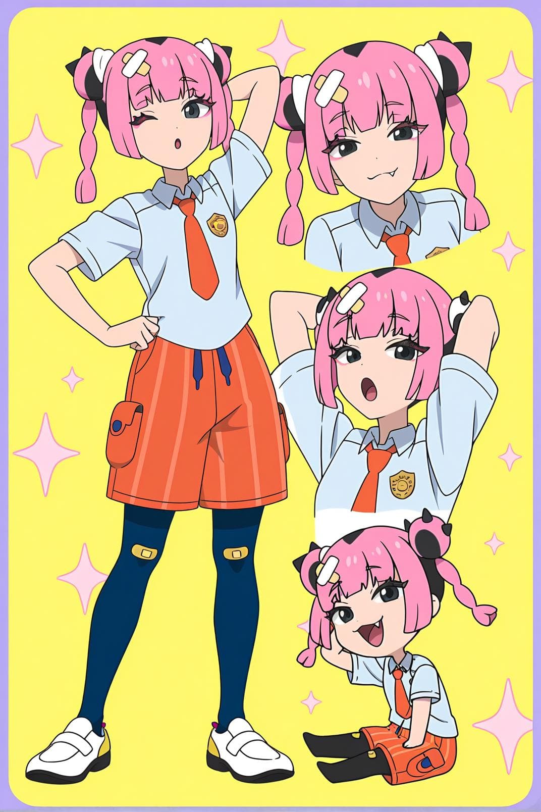 Coral/Sango - Pokemon -  2 Outfits