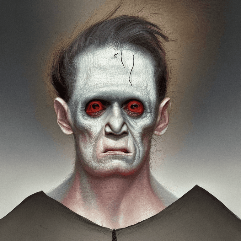 AI generated: hyper realistic concept art for a book cover , Frankenstein de Mary Shelley 