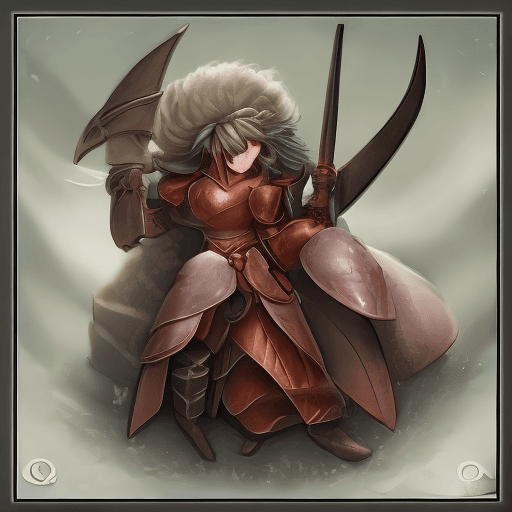 AI generated: k pinup of the most tired hedge knight in the world, ((extreme close up:1. 4)), ((wide angle:1. 6)),...