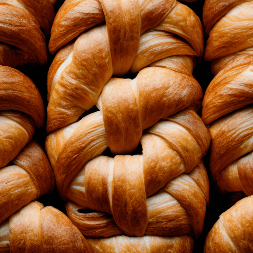 AI generated: Logo for a company who sell croissant
