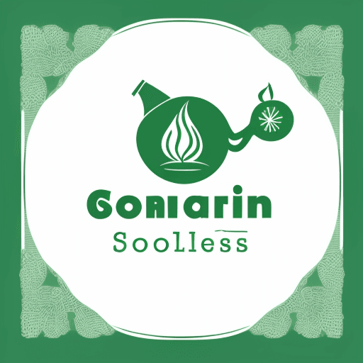 AI generated: logo, online sales, beverages & tea, bright, modern, 