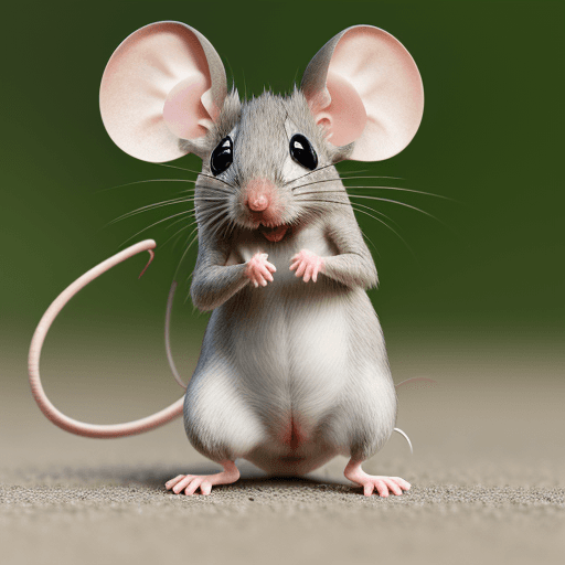 AI generated: photo of a funny mouse, hd , MOUSE