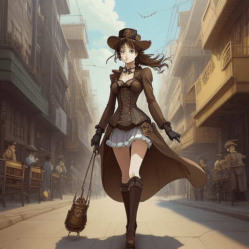 AI generated: (best-quality:0. 8), (best-quality:0. 8), perfect anime illustration, full body portrait of a pretty...