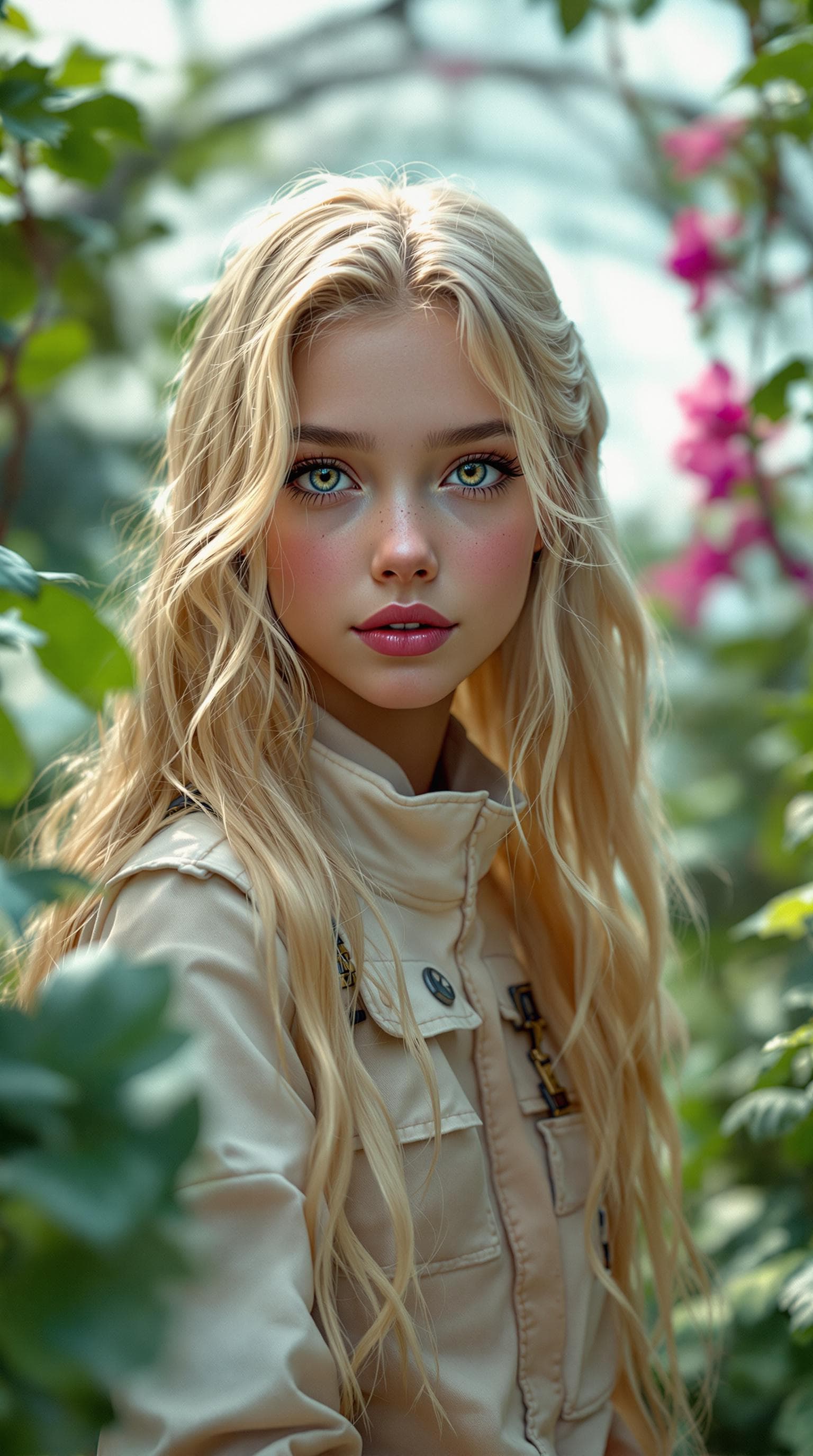 AI generated: a realistic photo of the most exceptionally beautiful girl (young tween) in the word, highly detaile...