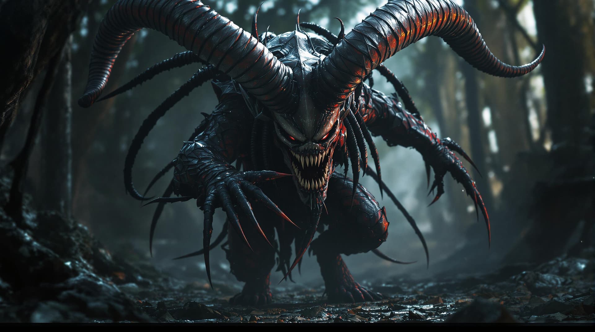 AI generated: devil predator, ultra detail, full detail, rich style, realistic 3D, 4k, micro details --ar 2:3 --s ...