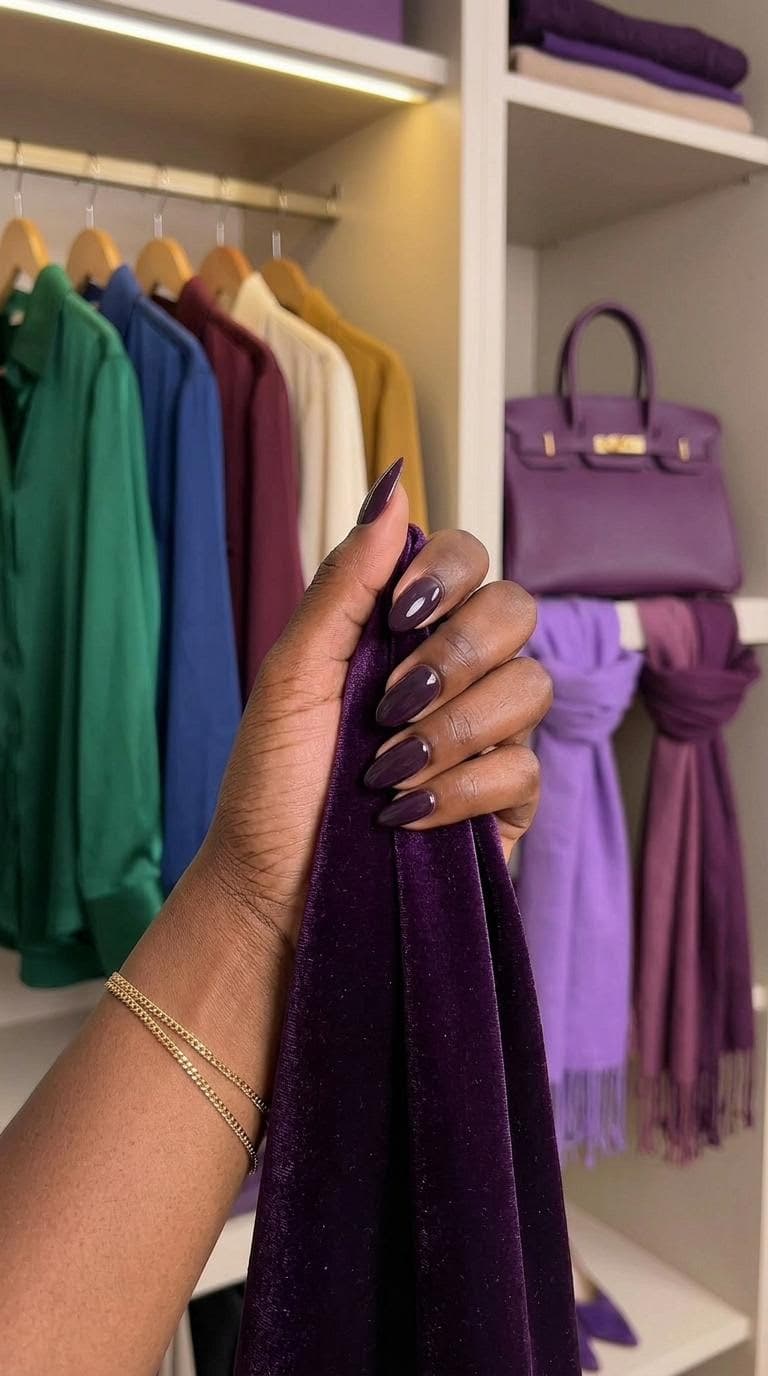 AI generated: Can you make this a black woman hand and also can you make sure that the clothes that are hanging up...