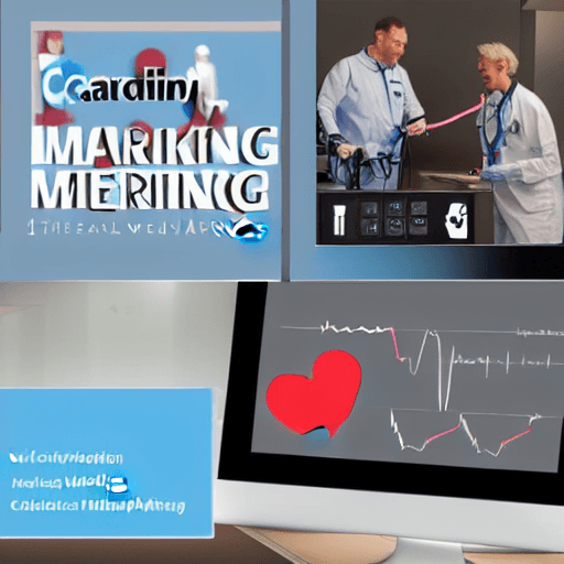 AI generated: Create a professional image for a LinkedIn post promoting Cardio Web's new Home Cardiac Monitoring s...