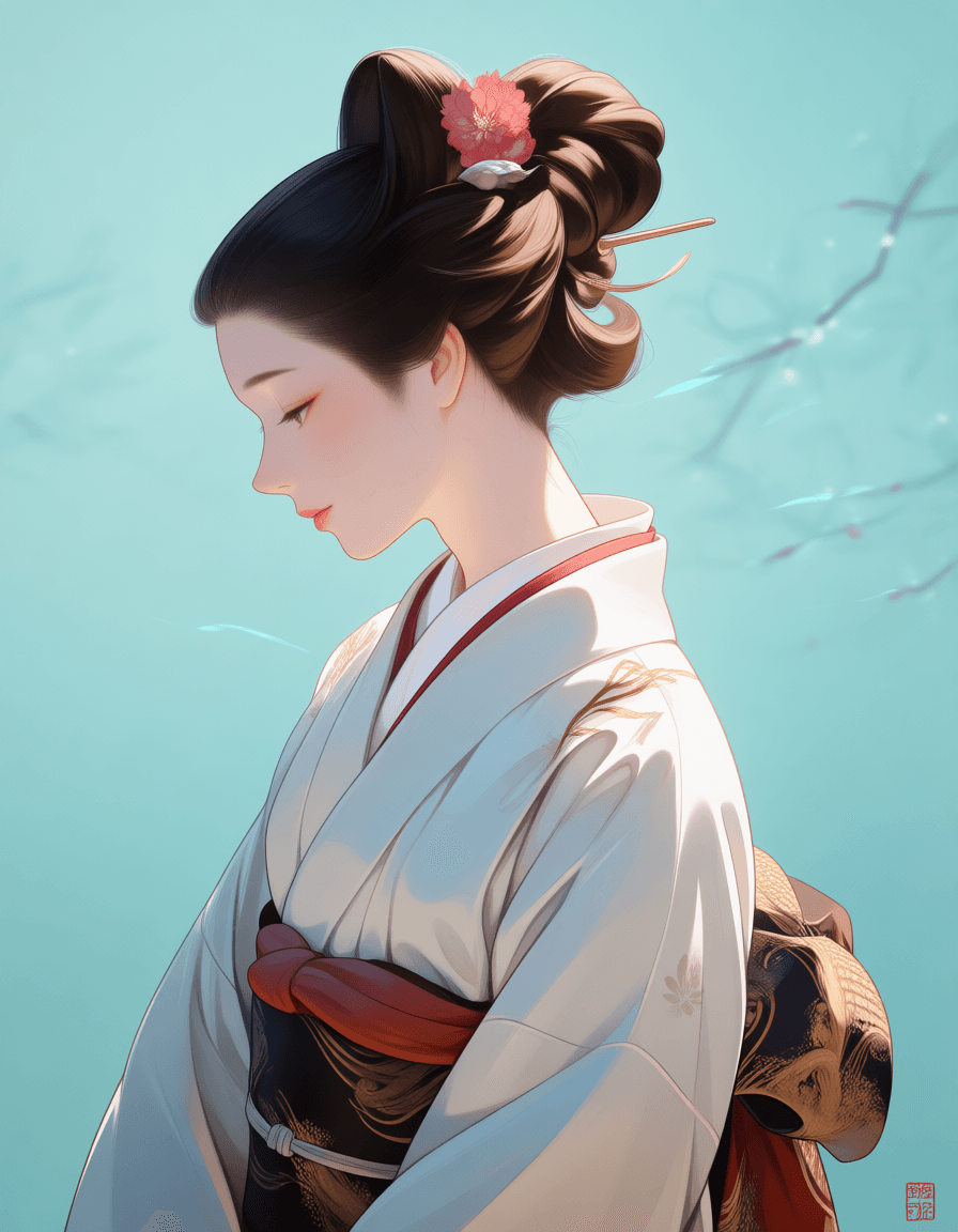 Uemura-Shoen(Nihonga) 上村松園 (日本膠彩畫)