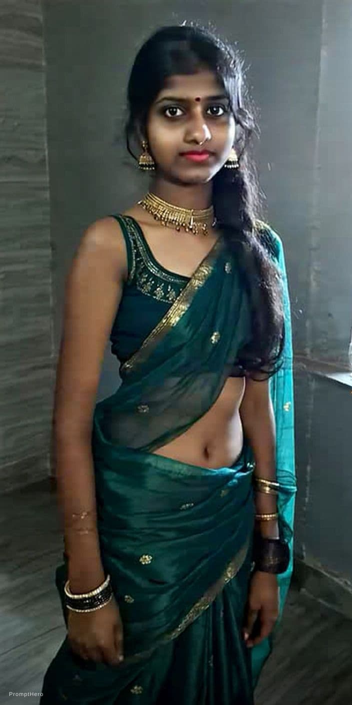 AI generated: full dress remove saree remove girls