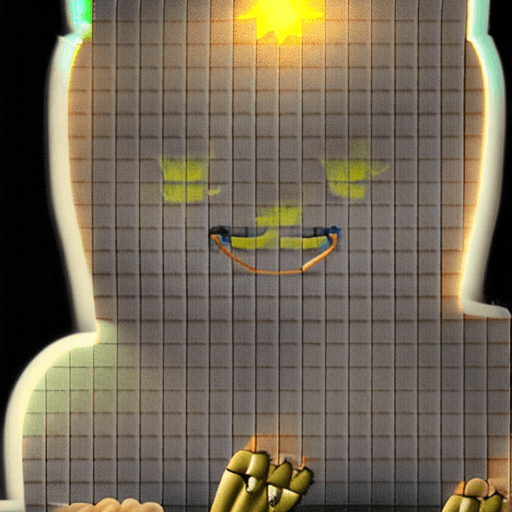 AI generated: Hyper realistic Garfield cat, smoking a weed joint, 3D Style, with black background and a warm light...