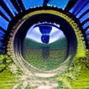 AI generated: (Masterpiece , Award Winning:1.2), Photo of a Hidden Ancient Aztec temple ruins, jungle, South Ameri...