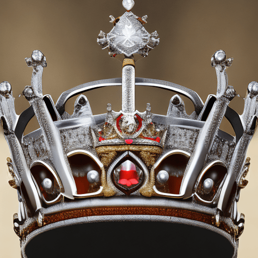 AI generated: Hyper realistic High resolution photography the Crown of the Tyrant King