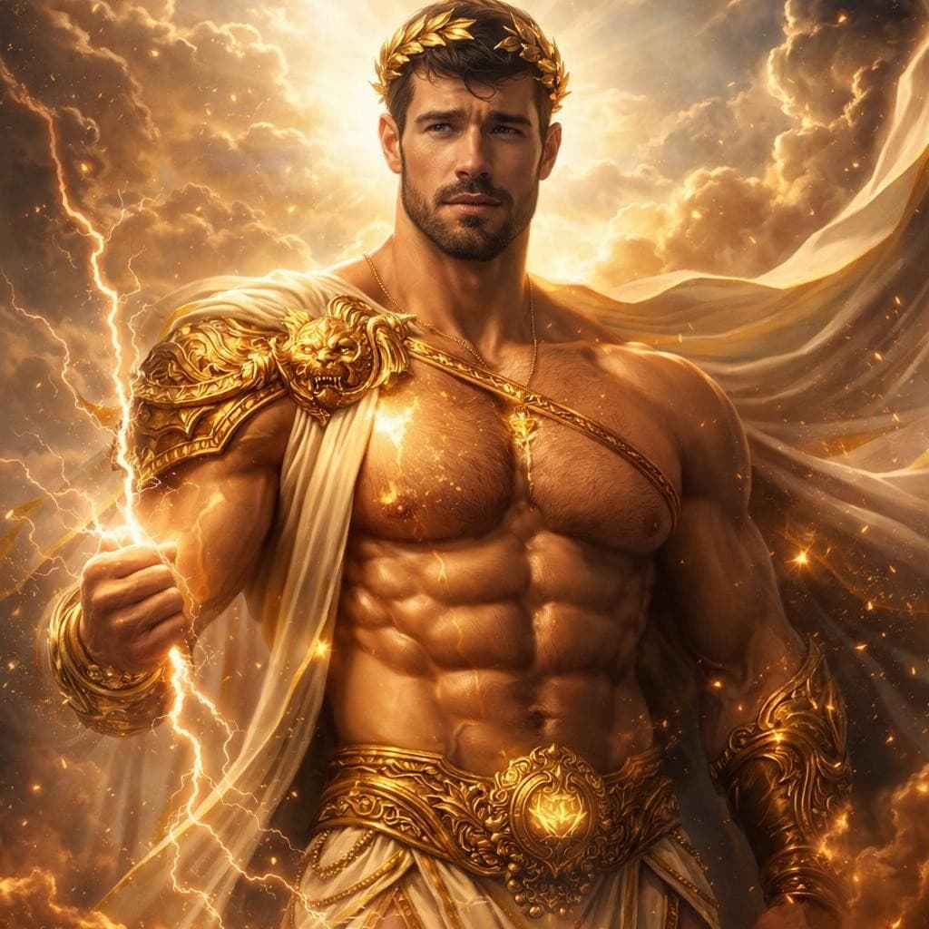 AI generated: make this man into a god