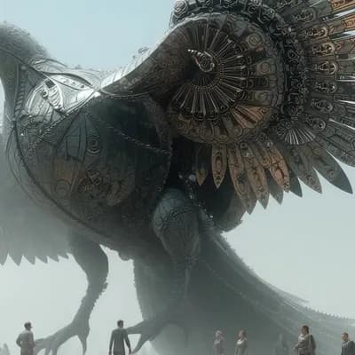 AI generated video: /imagine prompt a dystopian image depicting a (Science Fiction environment and atmosphere:1.9). Graf...