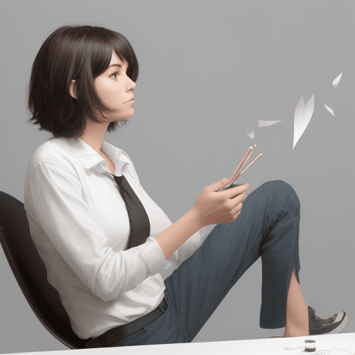AI generated: A person reinventing themselves