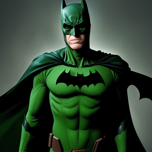 AI generated: JIM CARREY AS THE GREEN BATMAN

