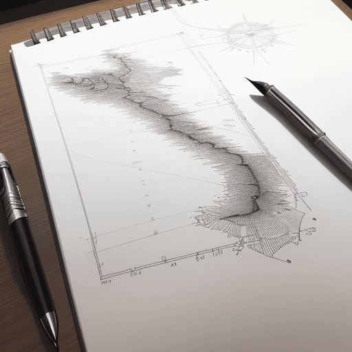 AI generated: /imagine prompt: by Akihito Yoshida, Sketch, Cartographic, Ballpoint Pen, Fountain Pen, Says, Paperc...