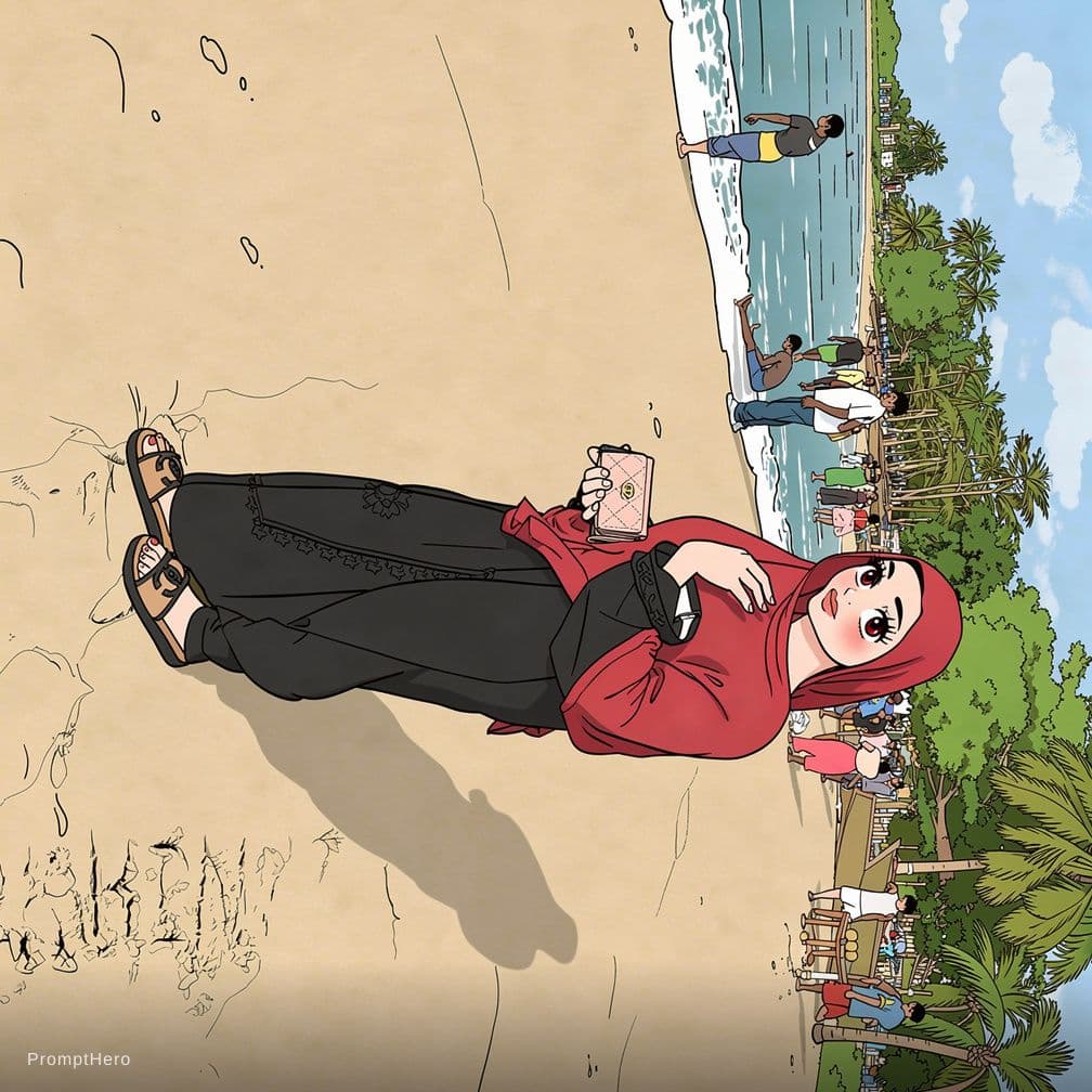 AI generated: crée à partir de cette image un dessin animé de style manga 