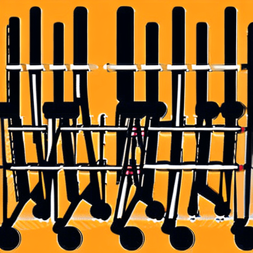 AI generated: simple monochromatic vectorial synthesis of shopping cart
