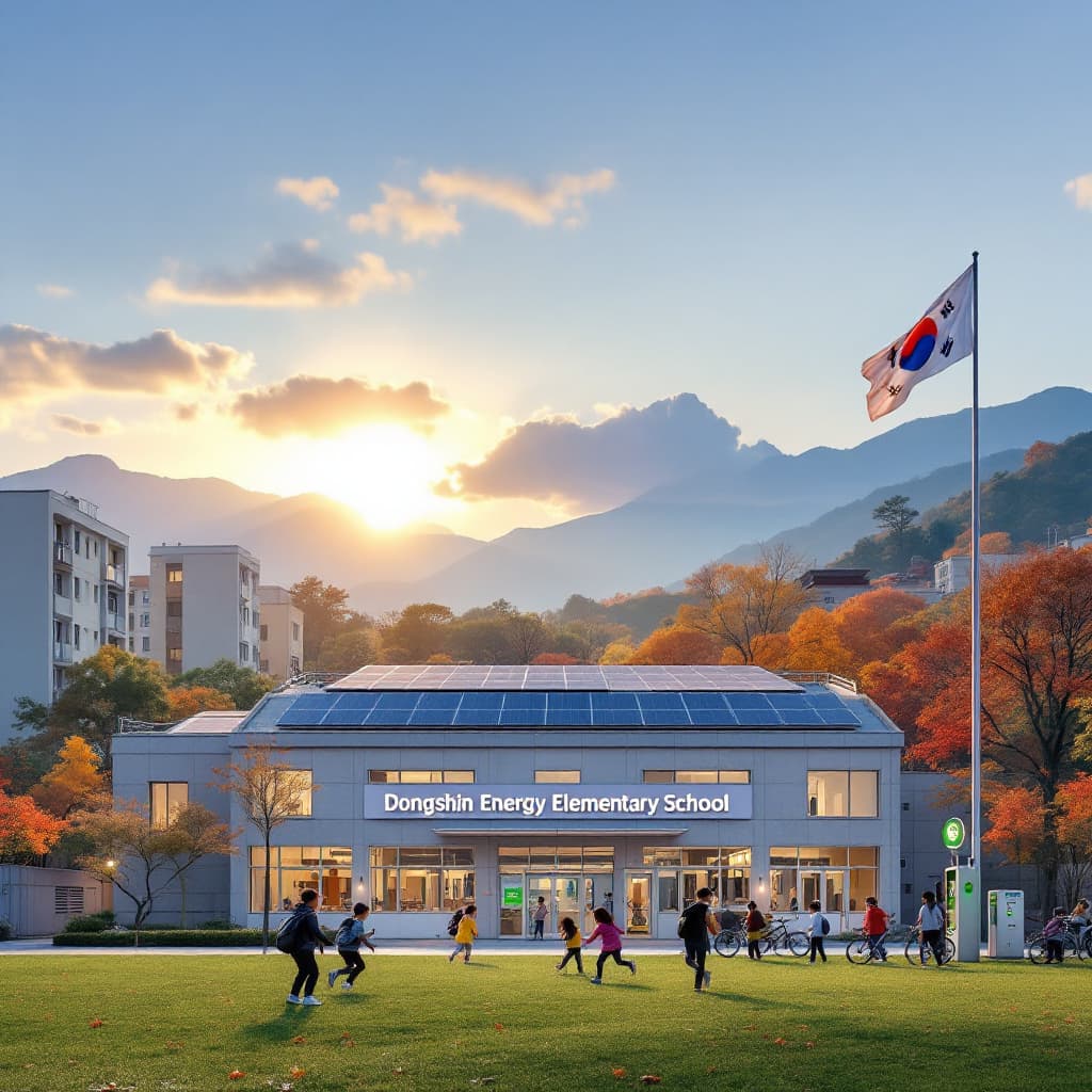 AI generated: Make it like the picture
Location: Elementary school in the city center of South Korea
The school ro...