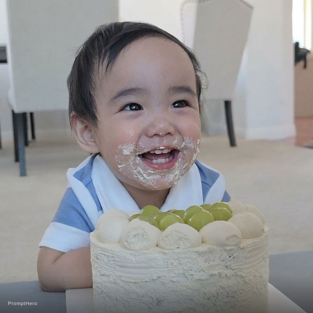 AI generated: happy baby