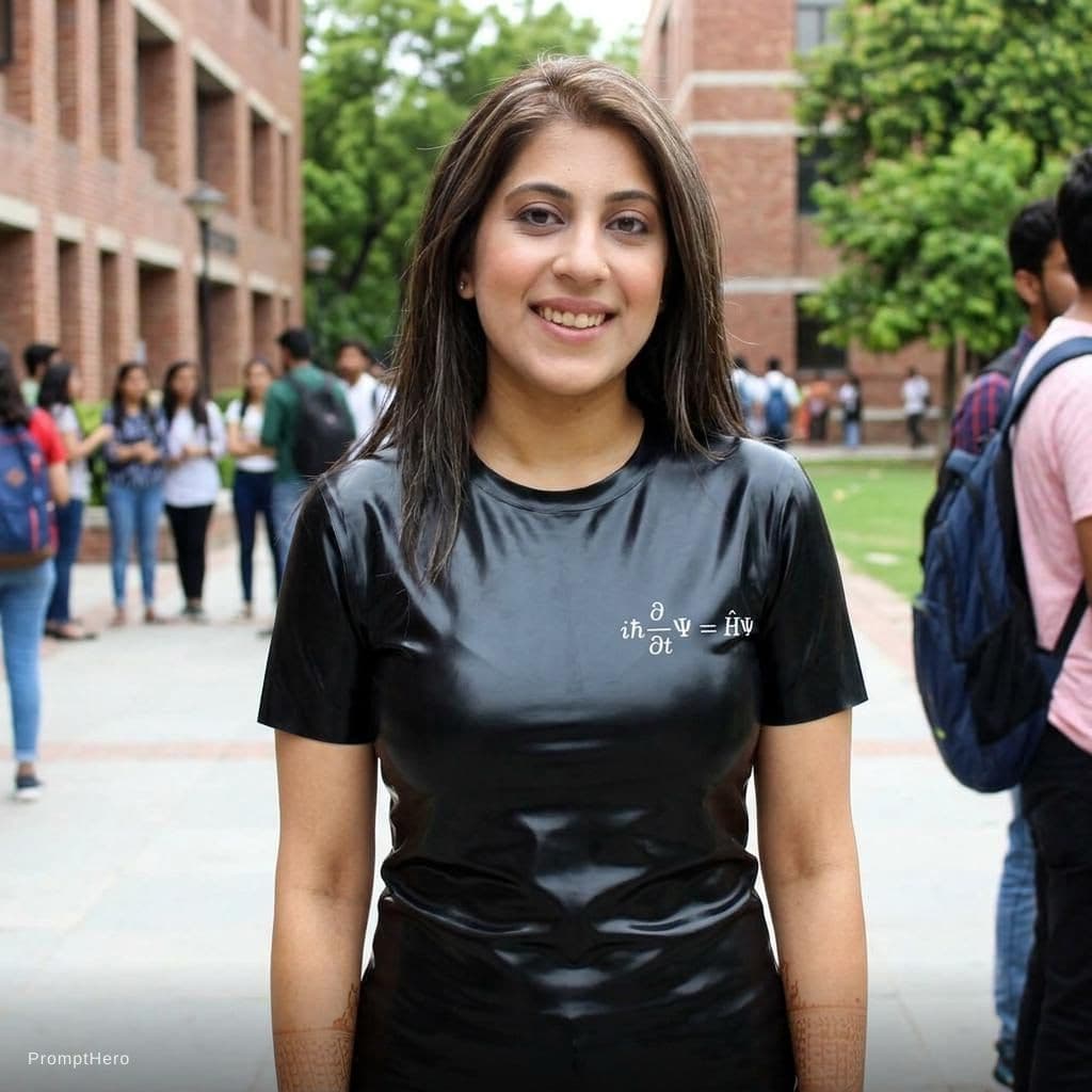 AI generated: latex tshirt