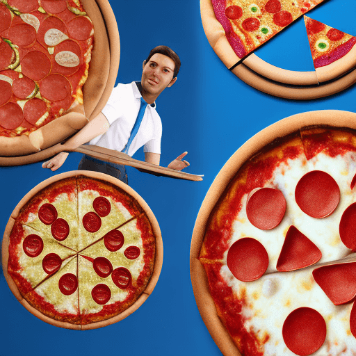 AI generated: Realistic 3D render of the Jet's Pizza mascot