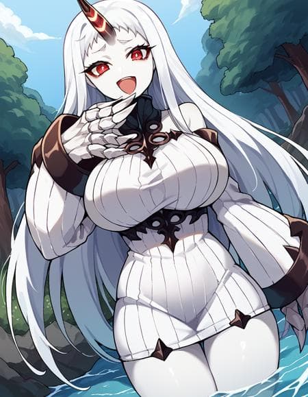 Seaport Princess (港湾棲姫) (爆乳大要塞) - KanColle: Kantai Collection (艦隊これくしょん -艦これ-) - COMMISSION