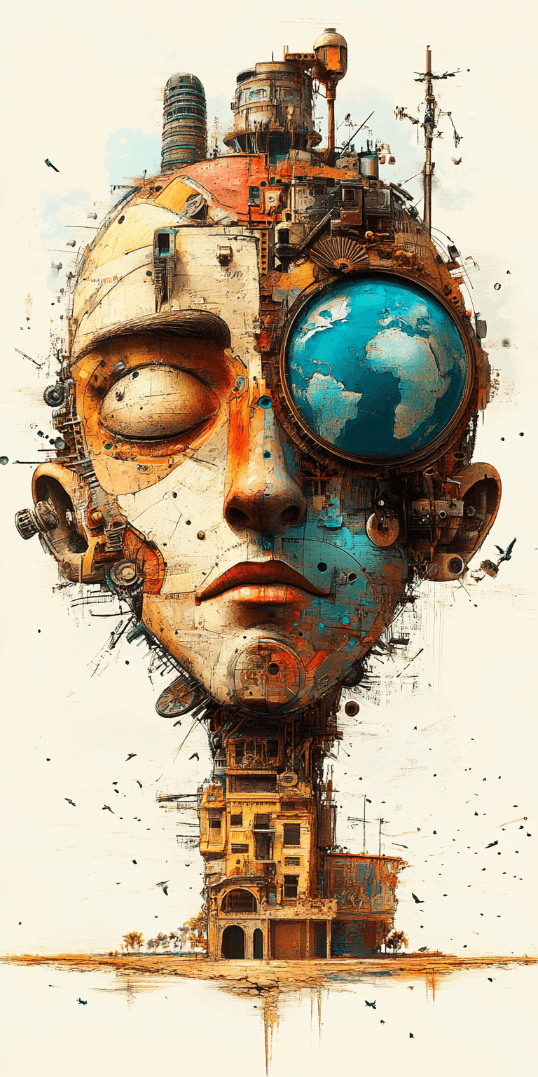 AI generated: abstract surrealism --ar 1:2 --personalize yruxpc2 --stylize 750 --v 6.1