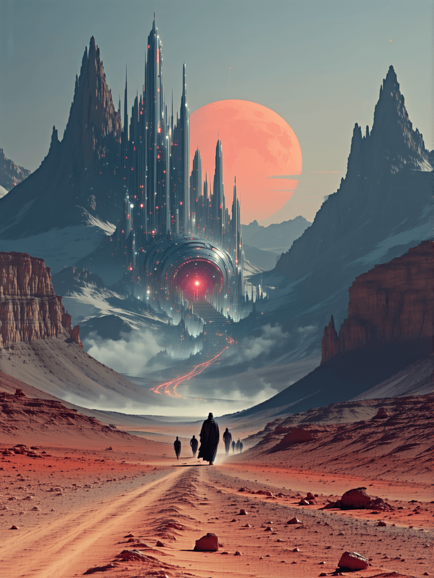 AI generated: A (((random image))) capturing the essence of a ((bizarre, otherworldly, and fleeting realm)) where ...