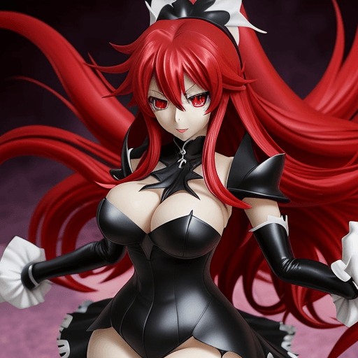 AI generated: Rias Gremory from DxD
