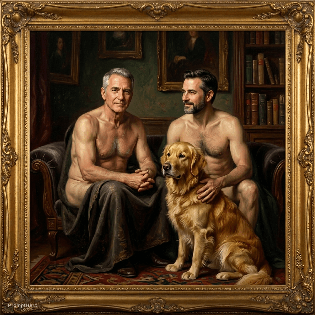 AI generated: nude men
