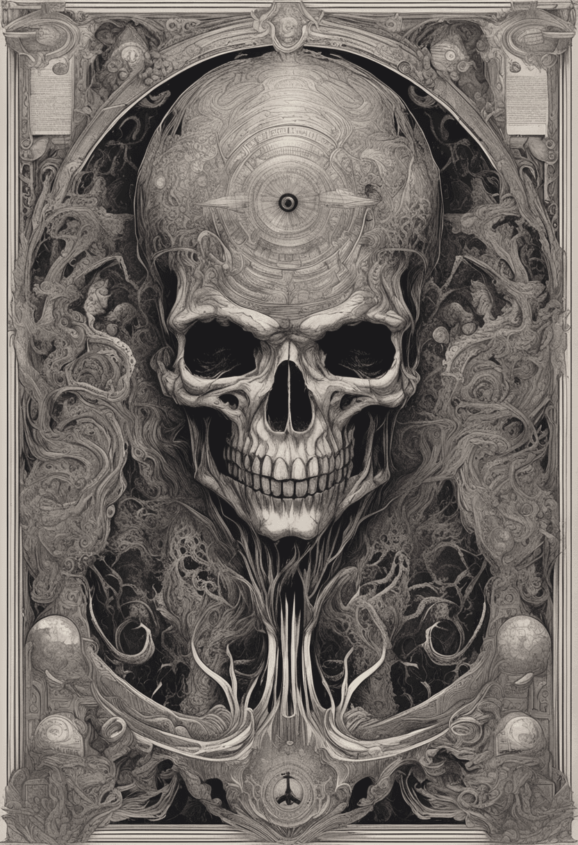 AI generated: (eye of azathoth:1.2), delightful anatomy, (gloomy illumination, insane, stunning, dramatic, complet...