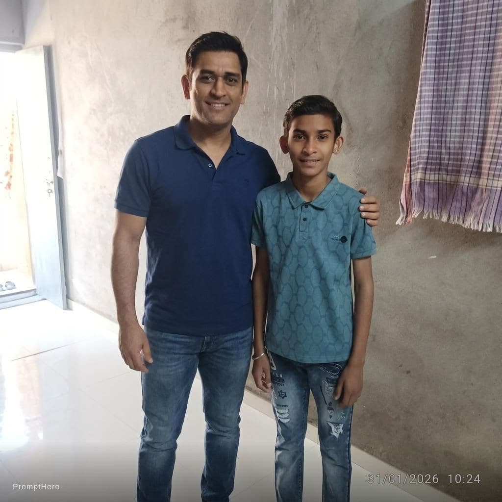 AI generated: Add dhoni with me
