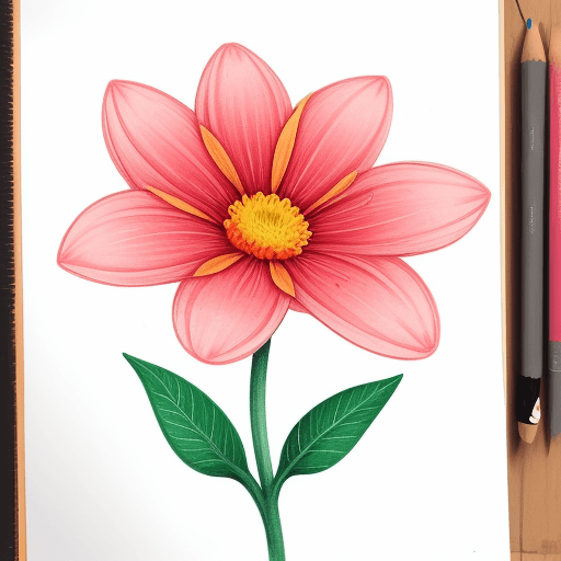 AI generated: Flower illustration 
