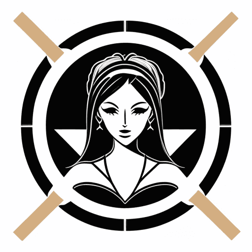 AI generated: Logo design for a virtual women's accessories store.