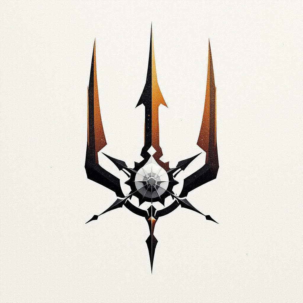 AI generated: Create an image of 

Industry Sigil: The Navigation Trident

A three-pronged symbol:

Left pro...