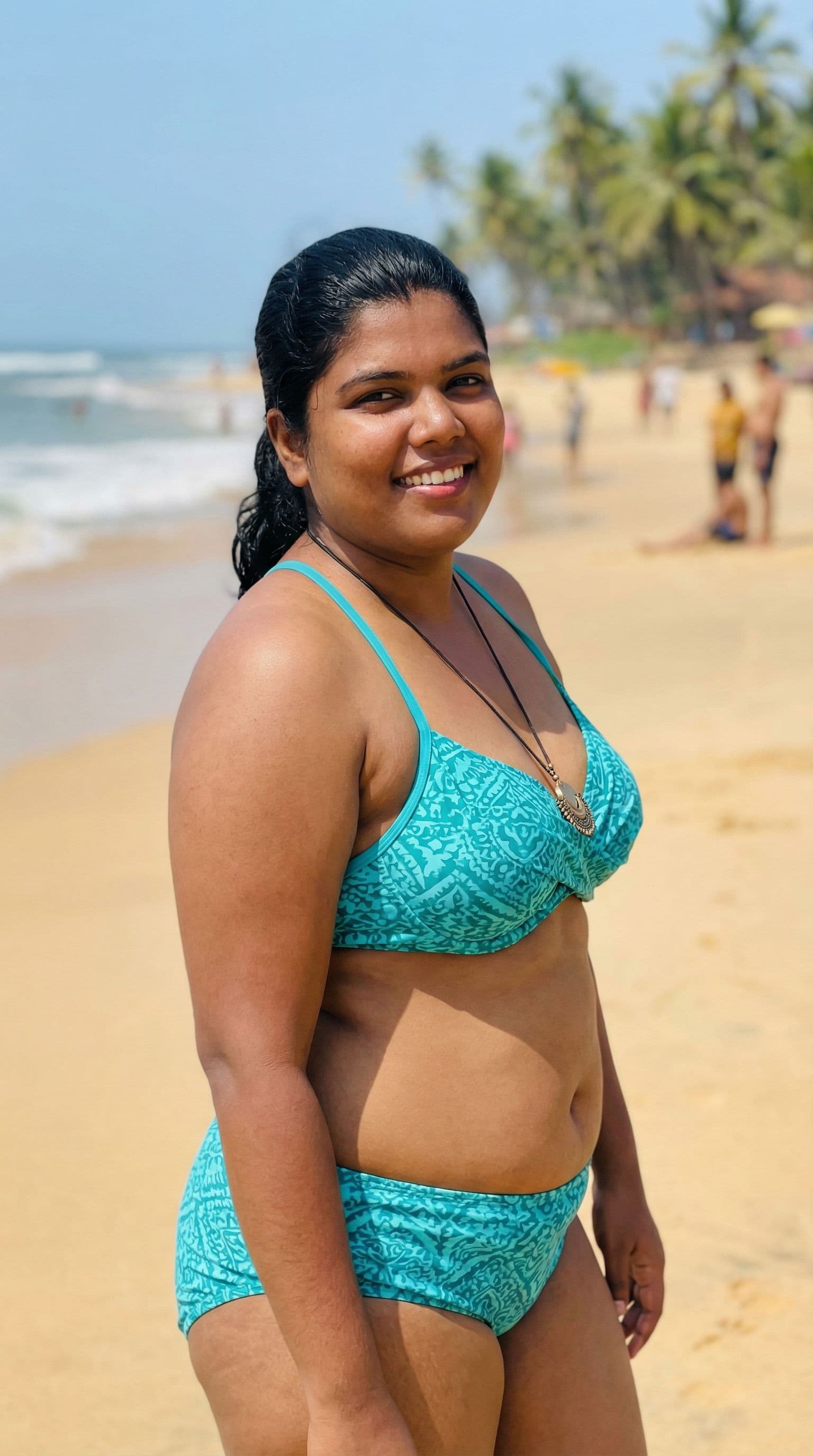 AI generated: Hot bikini in beach, big boobs and big ass