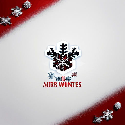 AI generated: Create a logo for me that is about the christmas winter