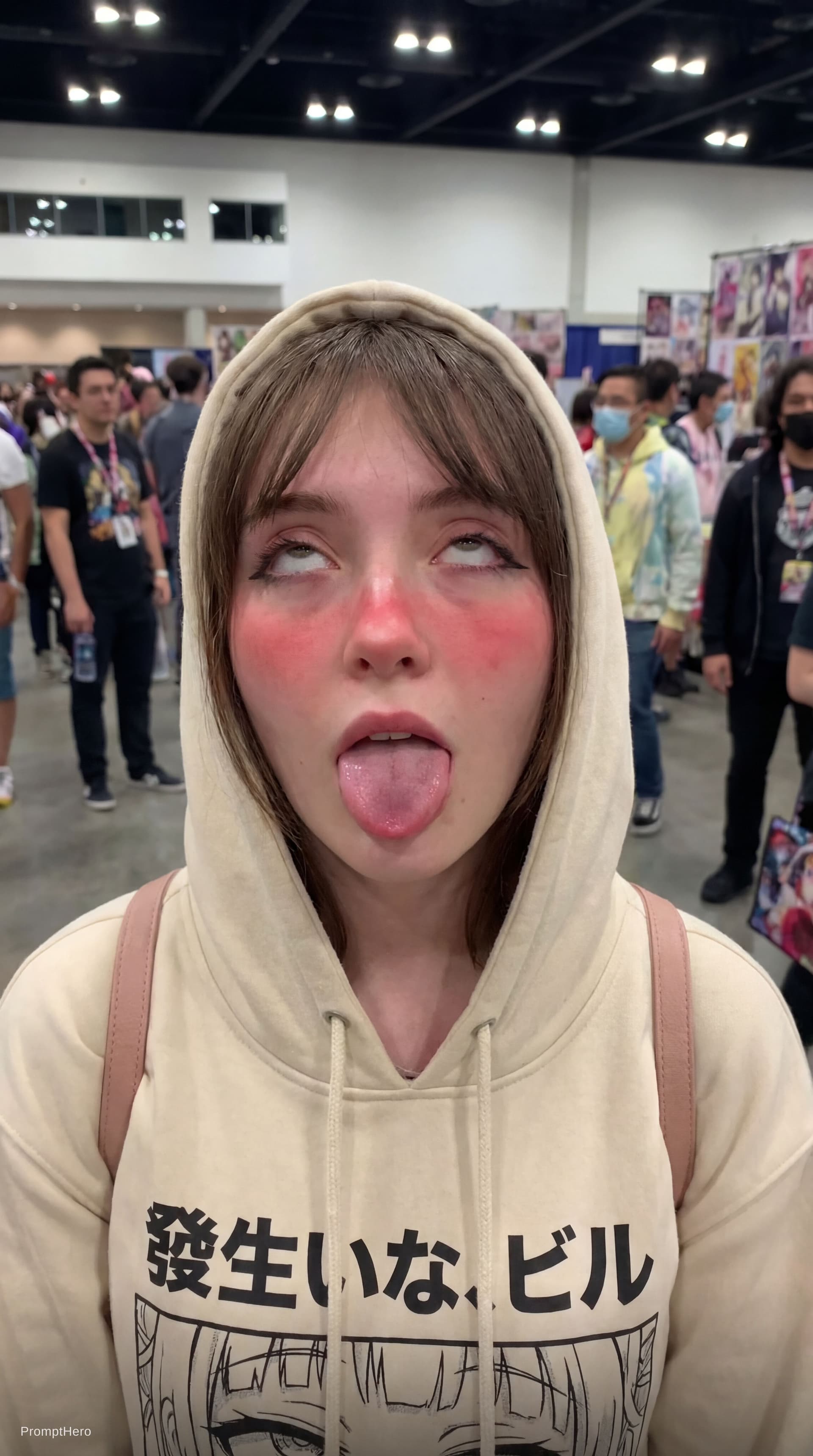 AI generated: Aheago face