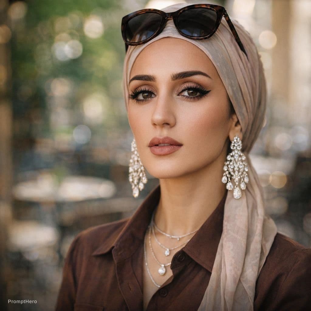 AI generated: {
  "image_analysis": {
    "subject": {
      "description": "Young woman",
      "expression": "Ne...