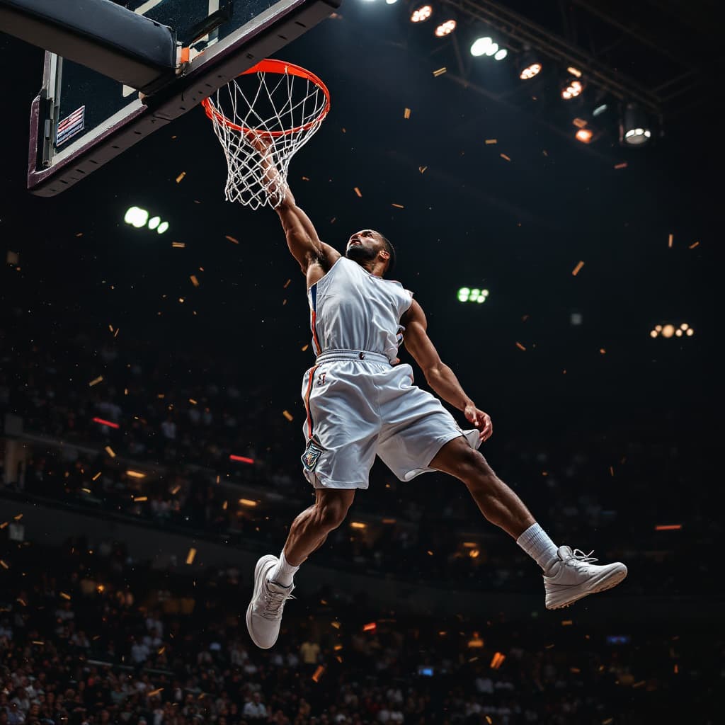 AI generated: slam dunk