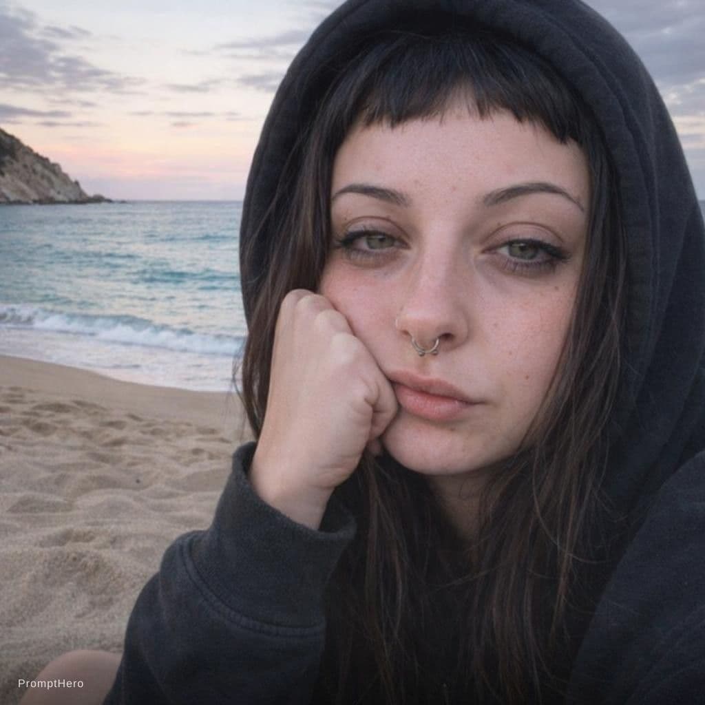 AI generated: On the beach 