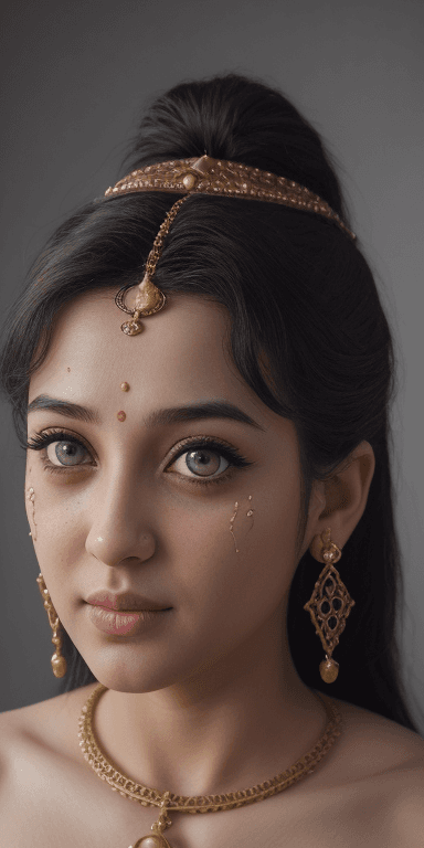 AI generated: Sindbad's daughter , symmetrical eyes, (aegyo sal:1) , (eyelashes:1.1) , (photorealistic:1.4) , 8k, ...