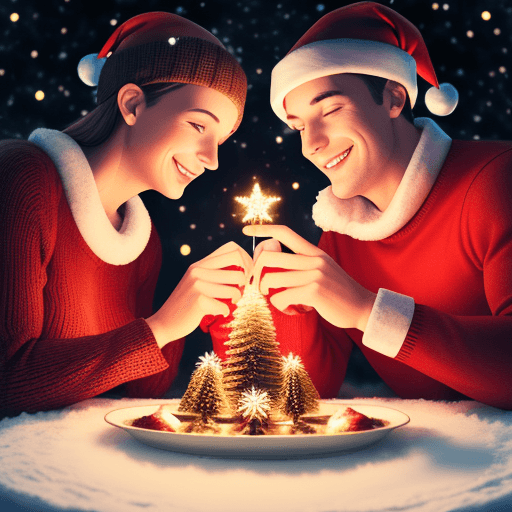 AI generated: christmas, warmth, new year, family, success
