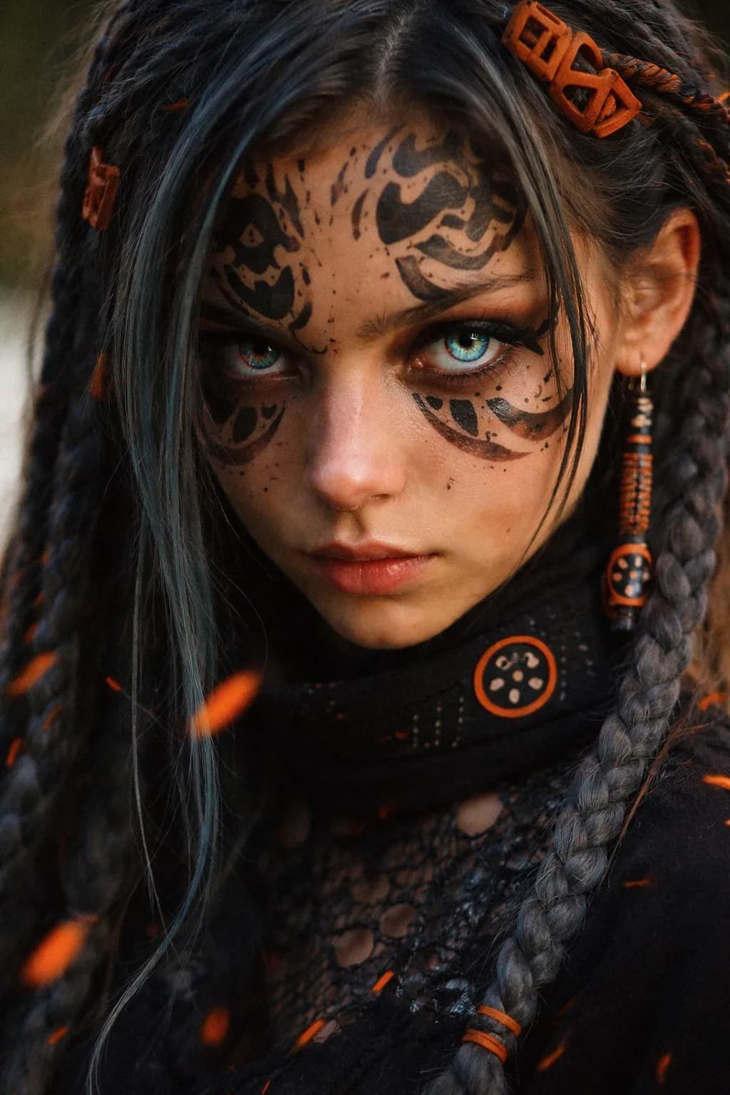 AI generated: A young woman, appearing to be of Caucasian ethnicity and in her late teens or early twenties, is pr...