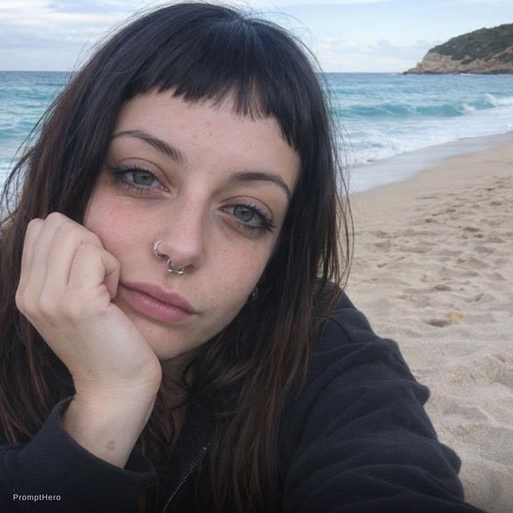 AI generated: On the beach 